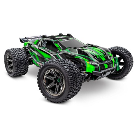 Traxxas Rustler 4x4 Ultimate 1/10 RTR Brushless Stadium Truck (Green) w